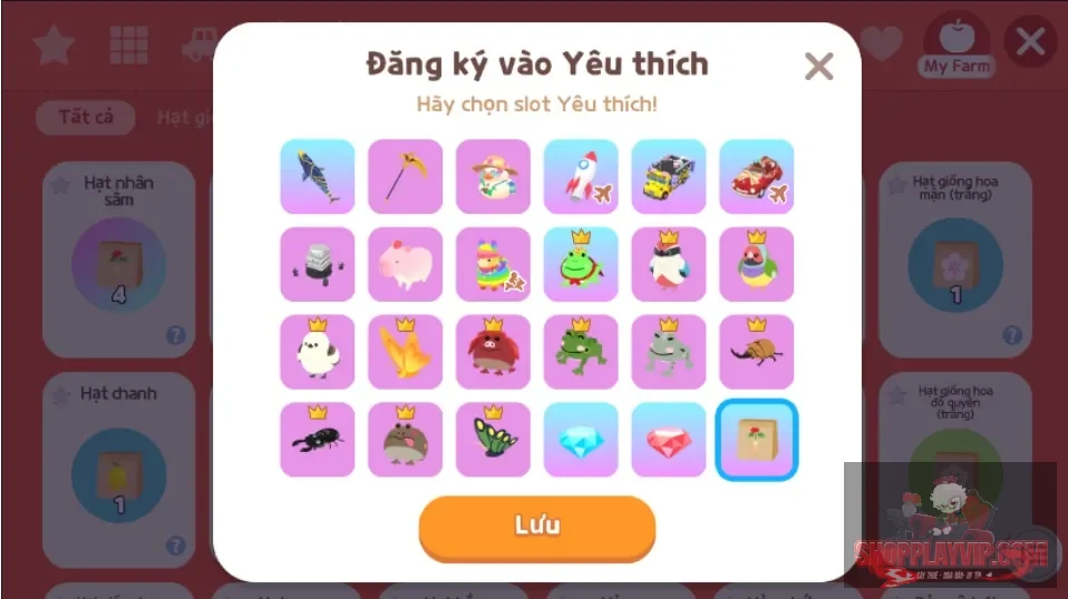 5k4 kc, 7m5 ts, 9k đá tẩy cần, cần cơ khí 5s ngon, cuốc lưỡi hái tử thần vàng, thuyền vịt, tên lửa, xe buýt trường học, xe santa, cúp giải nghệ thuật 2025, chuột lang nước, pinata lễ hội, bọ hiếm nhiều, 2 kc xanh, 2 kc đỏ, 4 hạt sâm, log zing, trắng tt, lv1